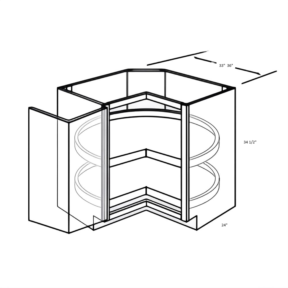 Lazy Susan Corner Base Cabinet