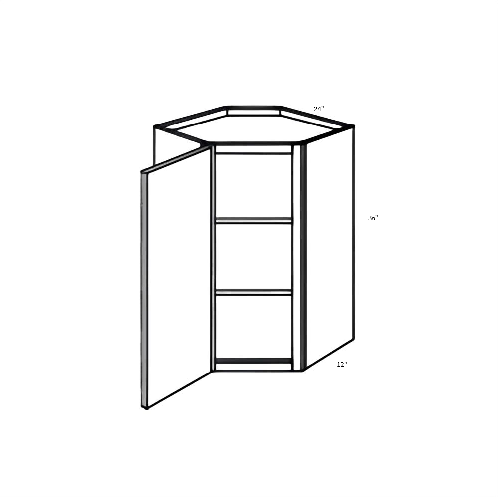 Wall Diagonal Corner Cabinet 30"/36" high